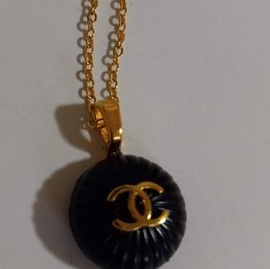 Authentic Chanel button necklace